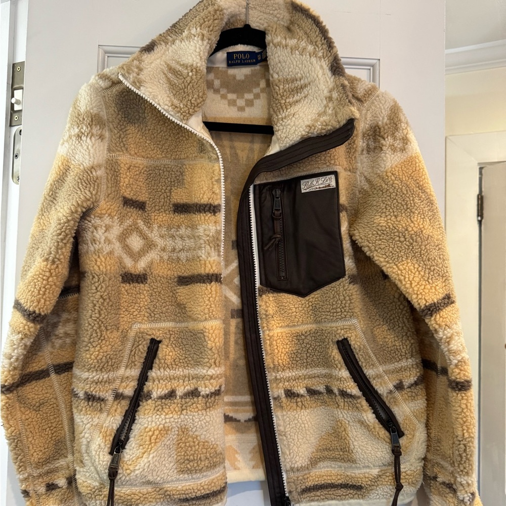 Ralph Lauren Cream Fleece Jacket